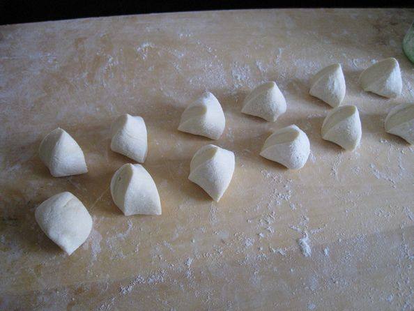 Fried Triangles Preparation Steps