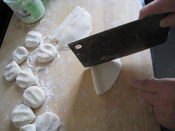 Fried Triangles Preparation Steps