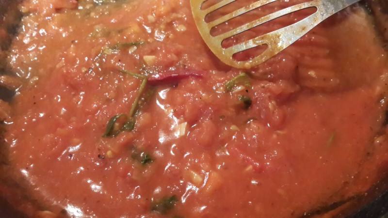 Steps for Making Mexican Corn Chips Tomato Sauce