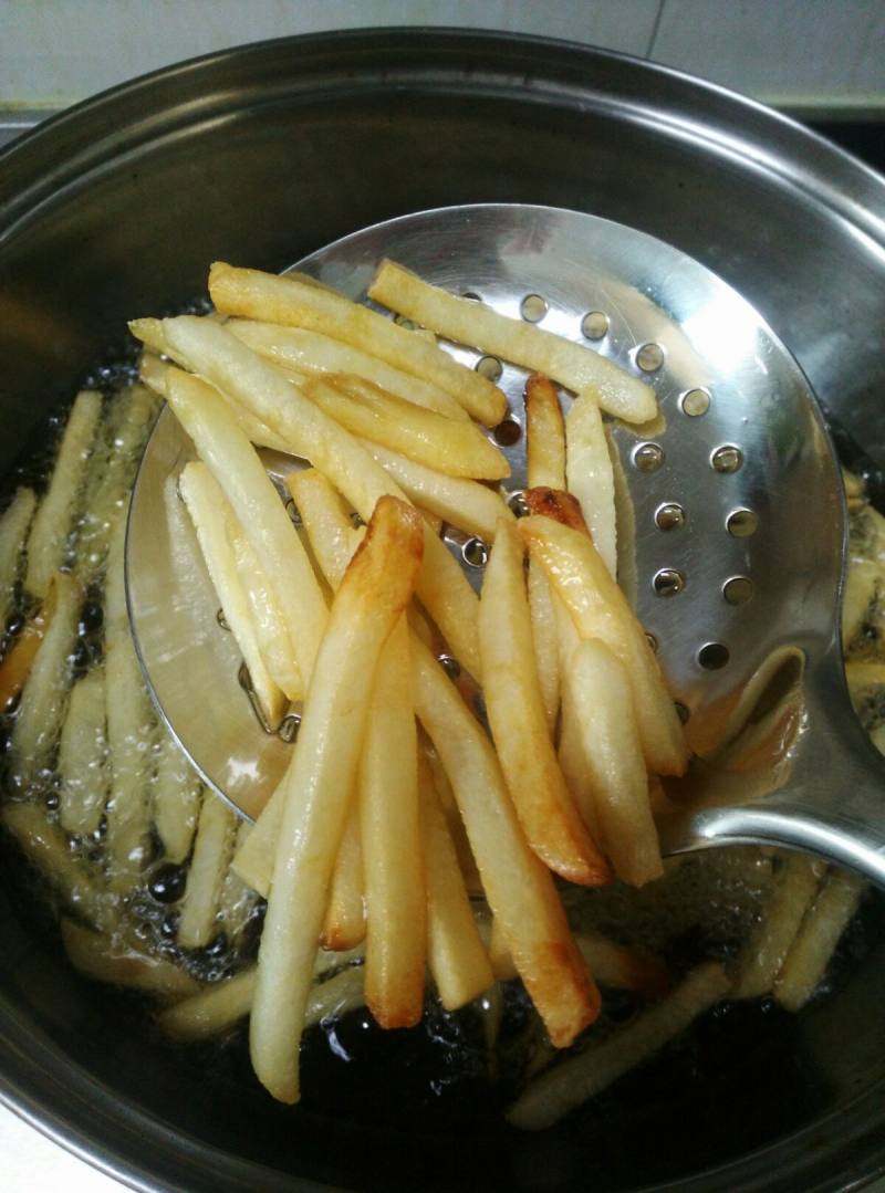 French Fries Making Steps