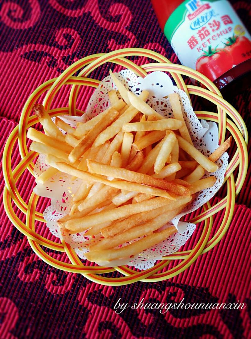 French Fries Making Steps