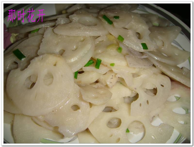 Stir-Fried Lotus Root Slices