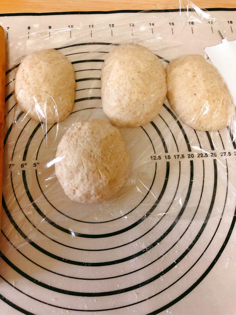 Whole Wheat Matcha Mochi Soft European Bread Making Steps