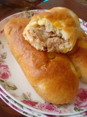 Corn and Tuna Bread with Rich Flavor