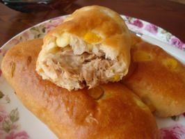 Steps for Making Corn and Tuna Bread with Rich Flavor