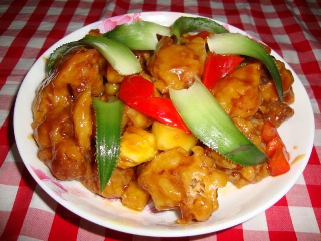 Sweet and Sour Flavor - Pineapple Gulu Pork