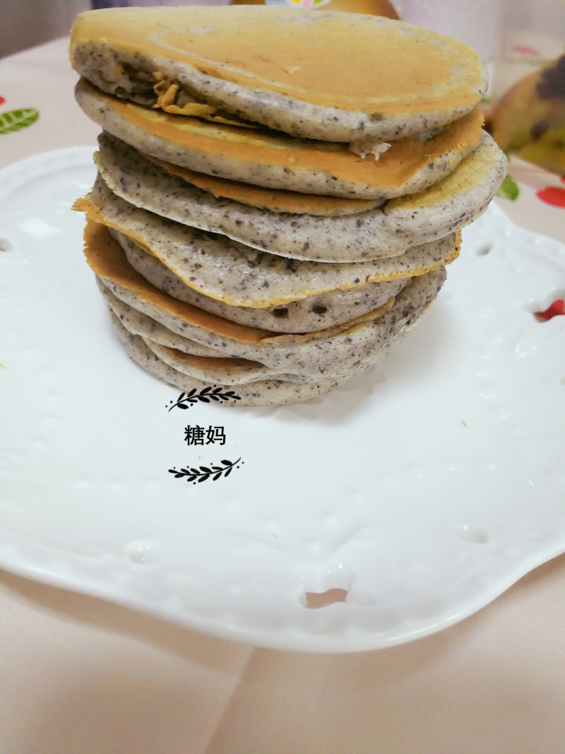 Black Sesame Pancakes