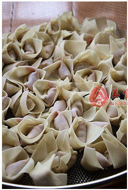 Steps for making Wonton Filling