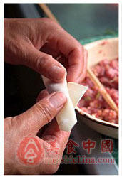 Steps for making Wonton Filling