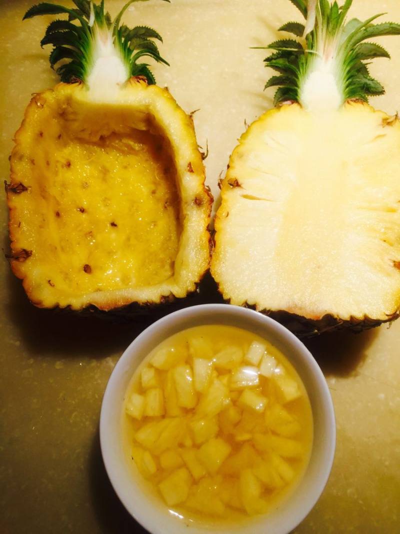 Steps for Cooking Sweet Pineapple Rice