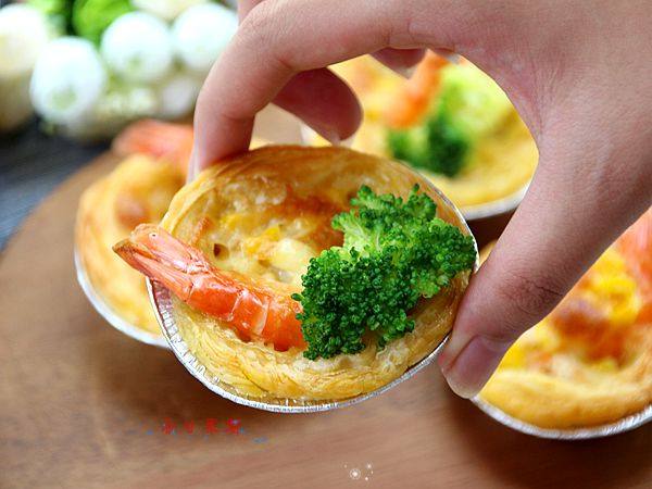 Fresh Shrimp Cheese Tart