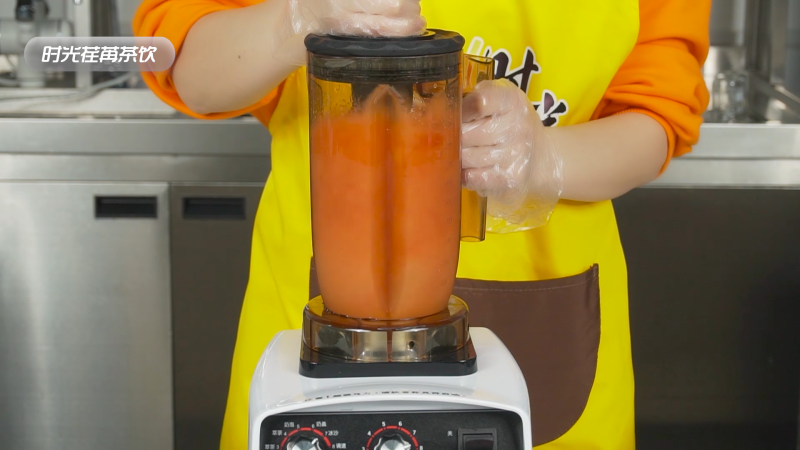 Xicha-style Zhizhi Strawberry Recipe - Time Flies Beverage Tutorial Preparation Steps