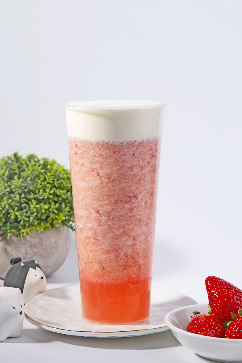 Xicha-style Zhizhi Strawberry Recipe - Time Flies Beverage Tutorial