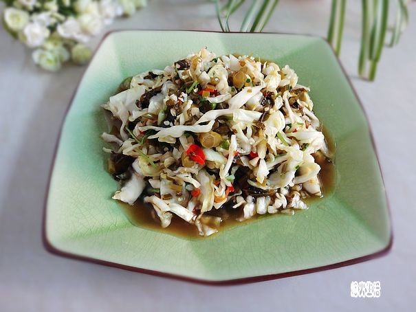 Water-Pickled Vegetable Mixed with Chinese Cabbage