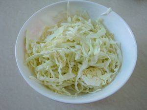 Detailed Steps for Cooking Water-Pickled Vegetable Mixed with Chinese Cabbage