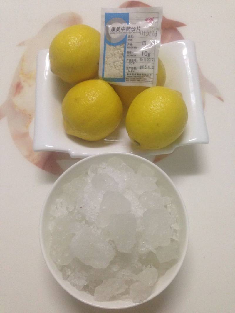 Steps for making Chuanbei Lemon Rock Sugar Paste