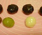 Steps for Making Four-color Jujube Ice Skin Mooncake