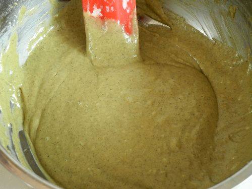 Steps to Make Green Tea Muffin