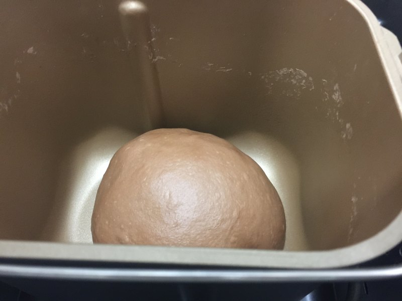 Steps for Making Cocoa Salted Cream Bread