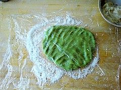 Delicious Snack - Yam Green Tea Cake - Step by Step