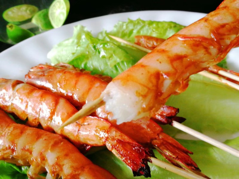 Easy and Delicious - Soy Sauce Grilled Prawns - Cooking Steps