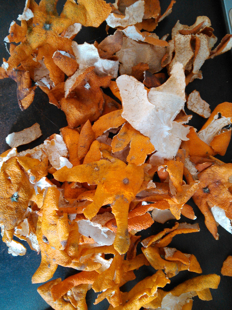 Steps for Making Preserved Orange Peel