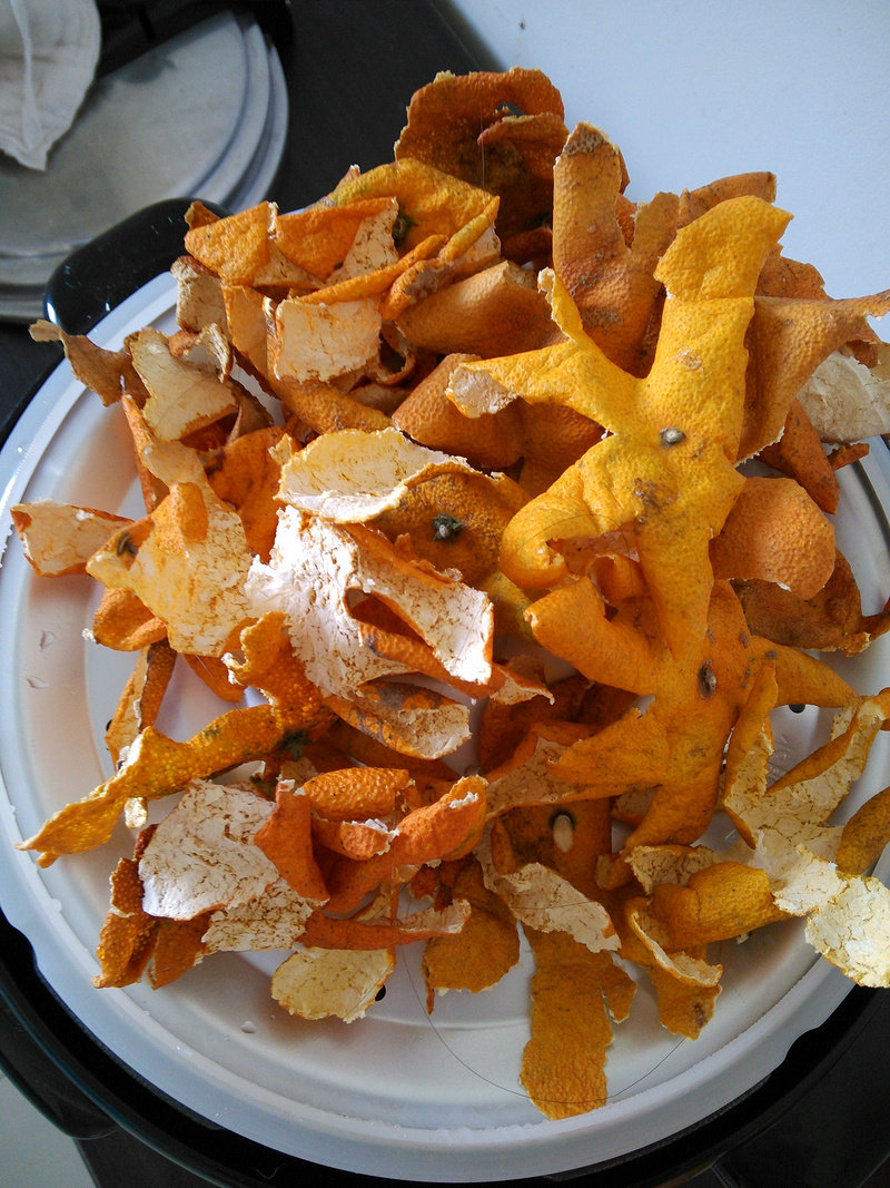 Steps for Making Preserved Orange Peel