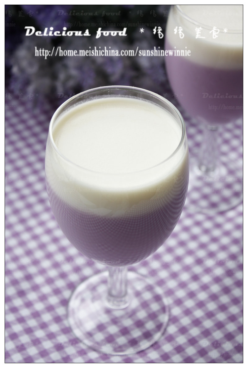 A Delicate Beauty - Coconut Milk Purple Sweet Potato Pudding