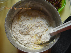 Fruit Pound Cake Making Steps