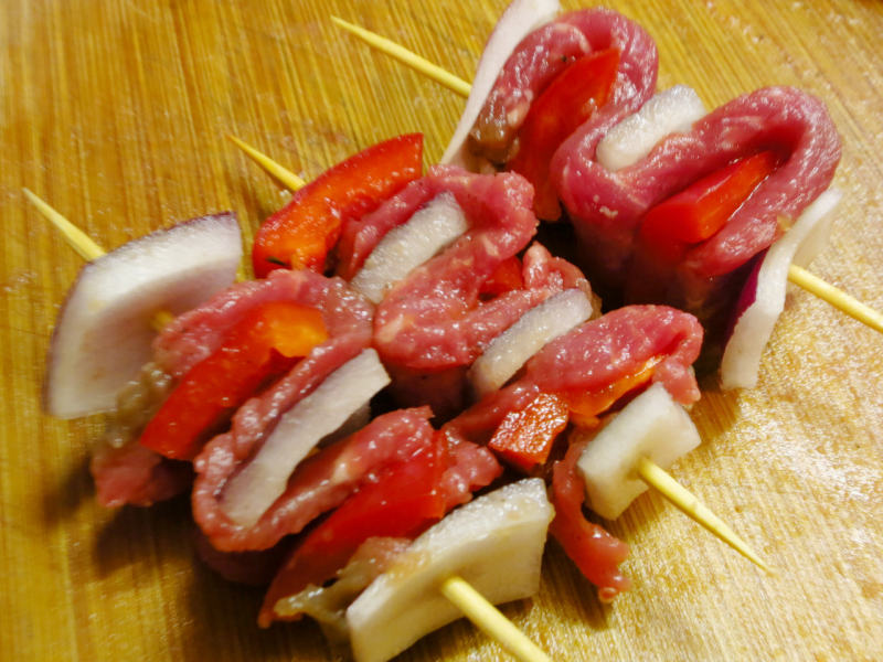 【Guangdong】Teriyaki Beef Skewers Cooking Steps