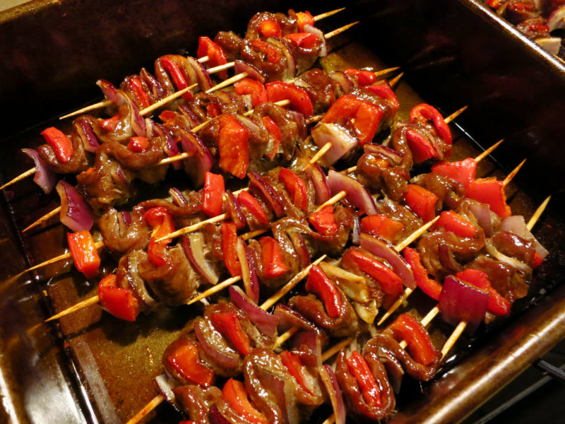 【Guangdong】Teriyaki Beef Skewers Cooking Steps