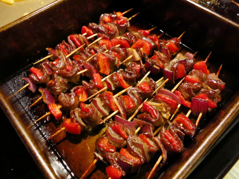 【Guangdong】Teriyaki Beef Skewers Cooking Steps