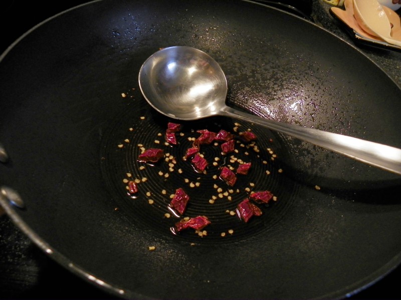 Steps for Making Spicy Stir-Fried Salty Radish with Green and Red Peppers