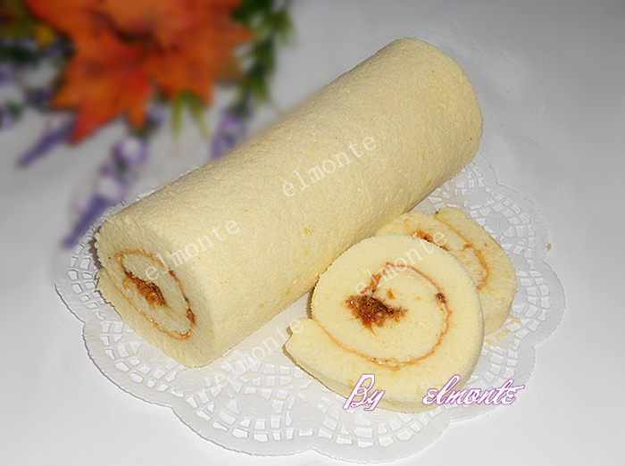 Steps for Making Pork Floss Cake Roll