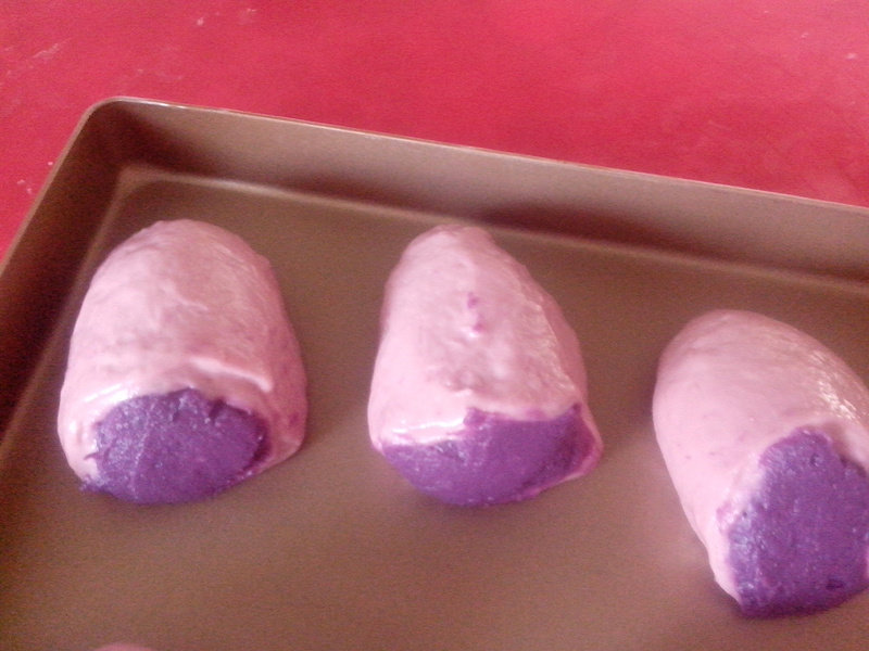 Steps for Making Milk Fragrant Purple Sweet Potato Bread