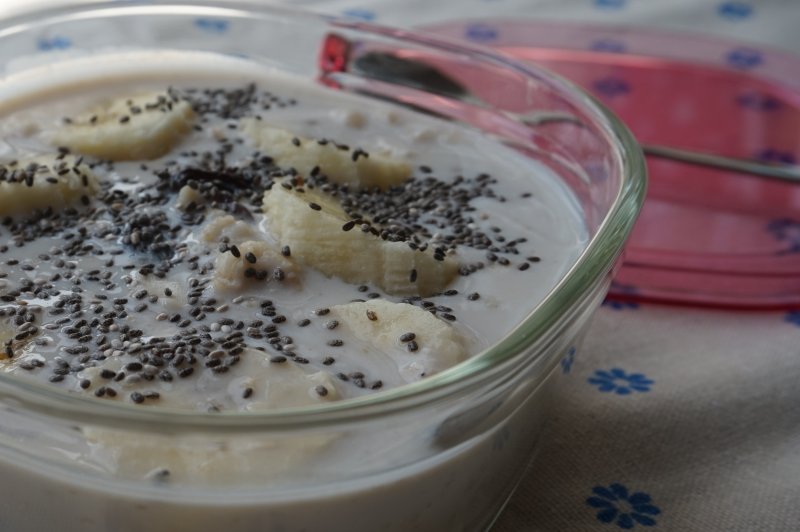 Chia Seed Banana Oatmeal Porridge