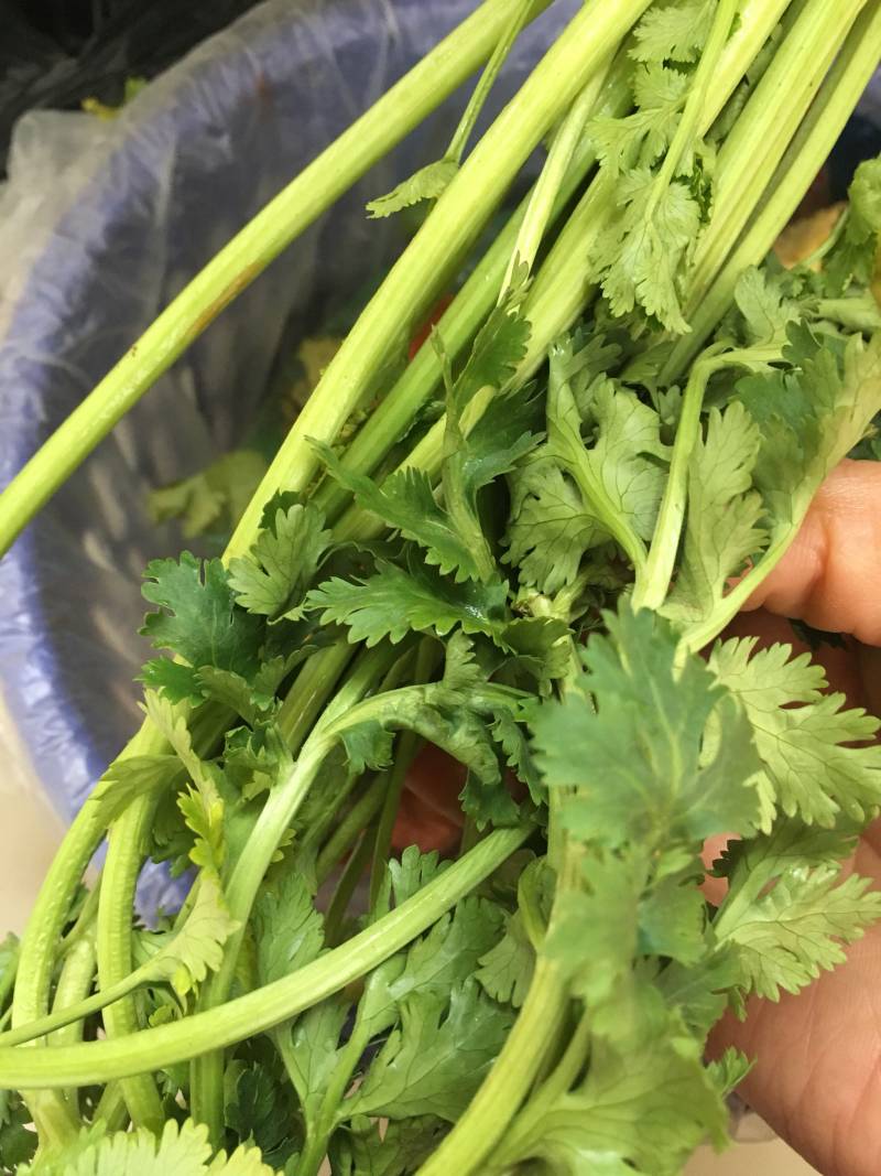 Sausage Stir-Fried Cilantro Stems Step by Step