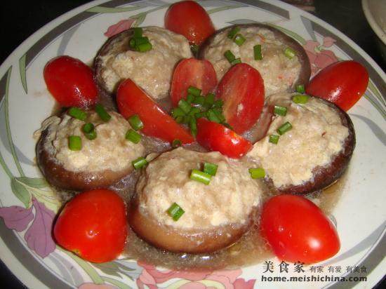 Minced Meat Stuffed Mushroom