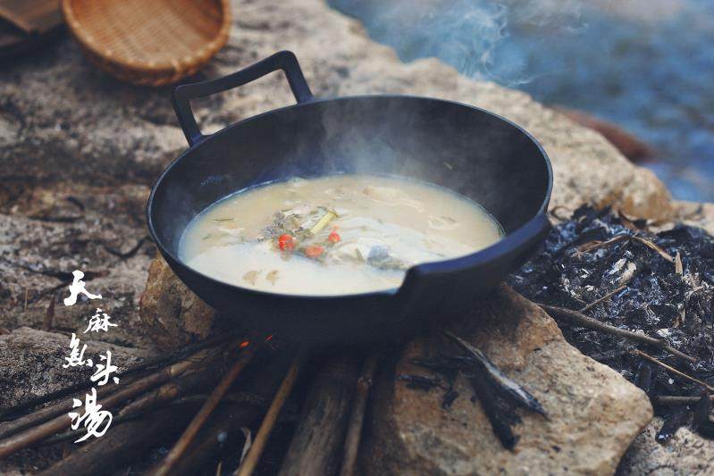 【Xiao Sen Mom's Recipe】Traditional Famous Dish Tianma Fish Head Soup