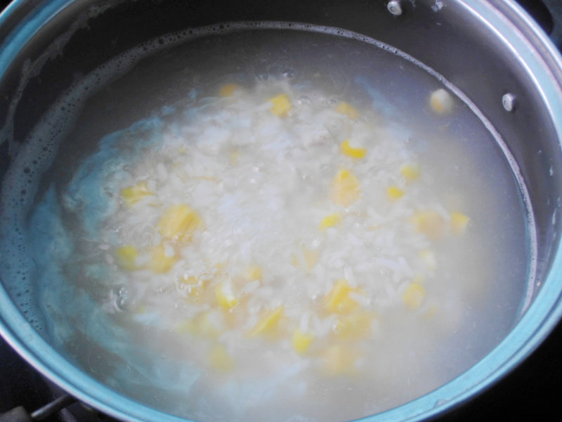 Taro and Sweet Potato Congee Cooking Steps