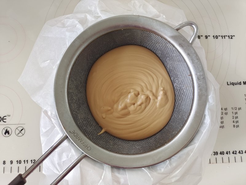 Steps for Making Coffee Basque Cake