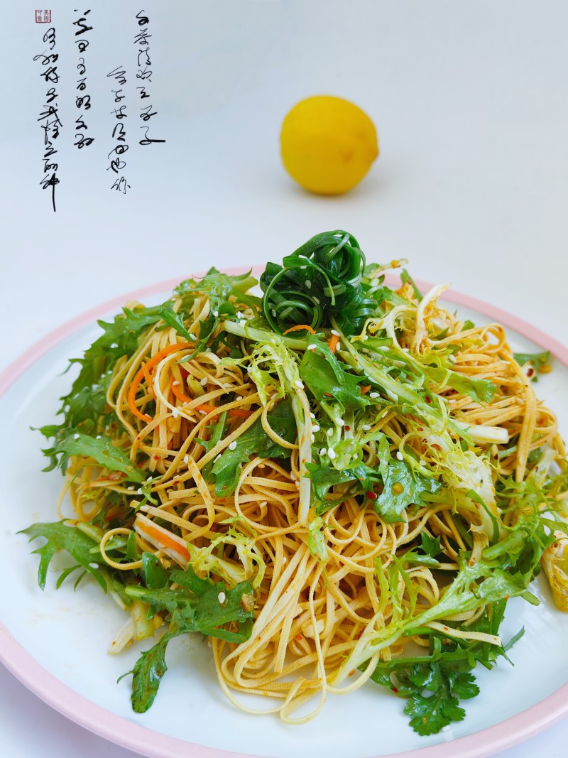 Steps for Stir-fried Dry Tofu Shreds with Chicory