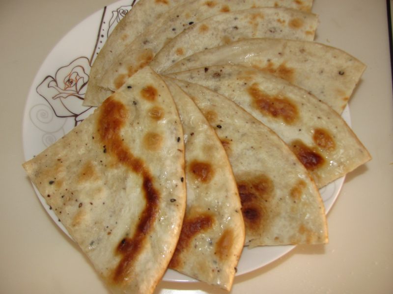 Black Sesame and Sichuan Peppercorn Pancake