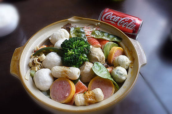 【Coca-Cola - Healthy Family Hot Pot】-----Delicious Fish Soup Hot Pot