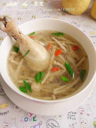 【Winter Health Recipe from Commoners】Chicken Leg Mushroom Soup