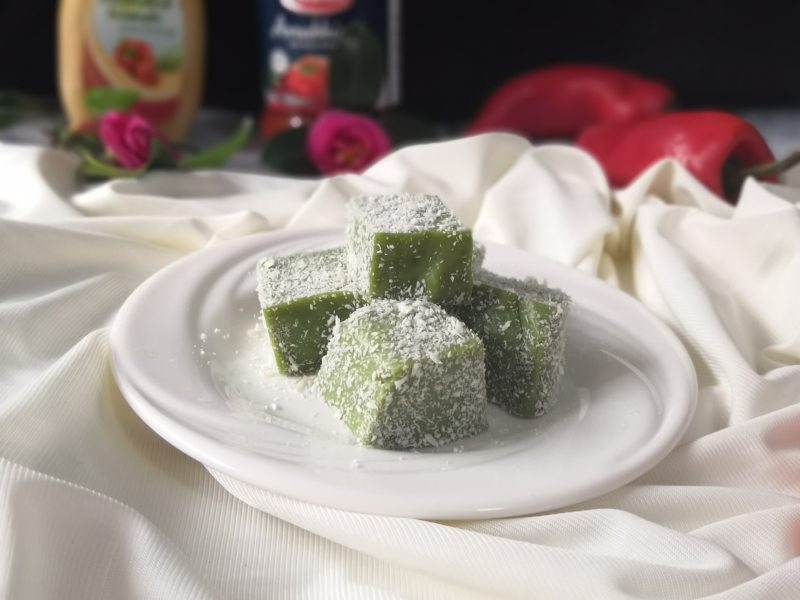 Matcha Milk Squares