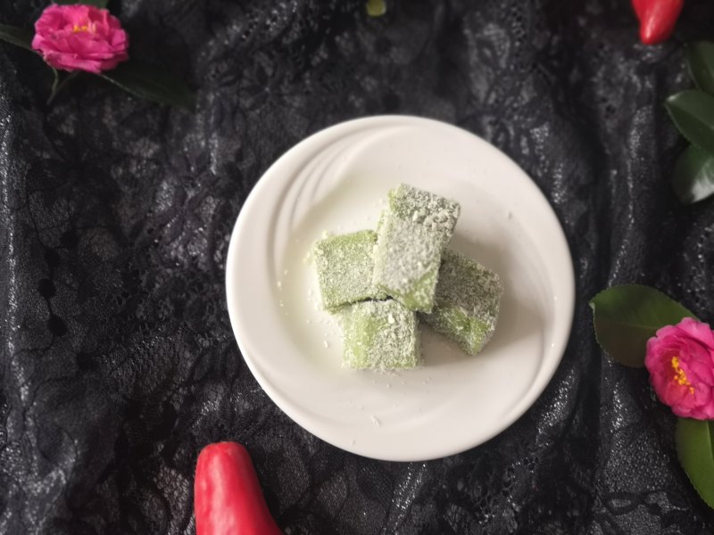 Matcha Milk Squares