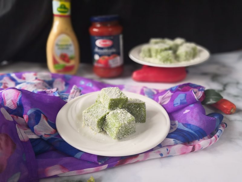 Matcha Milk Squares