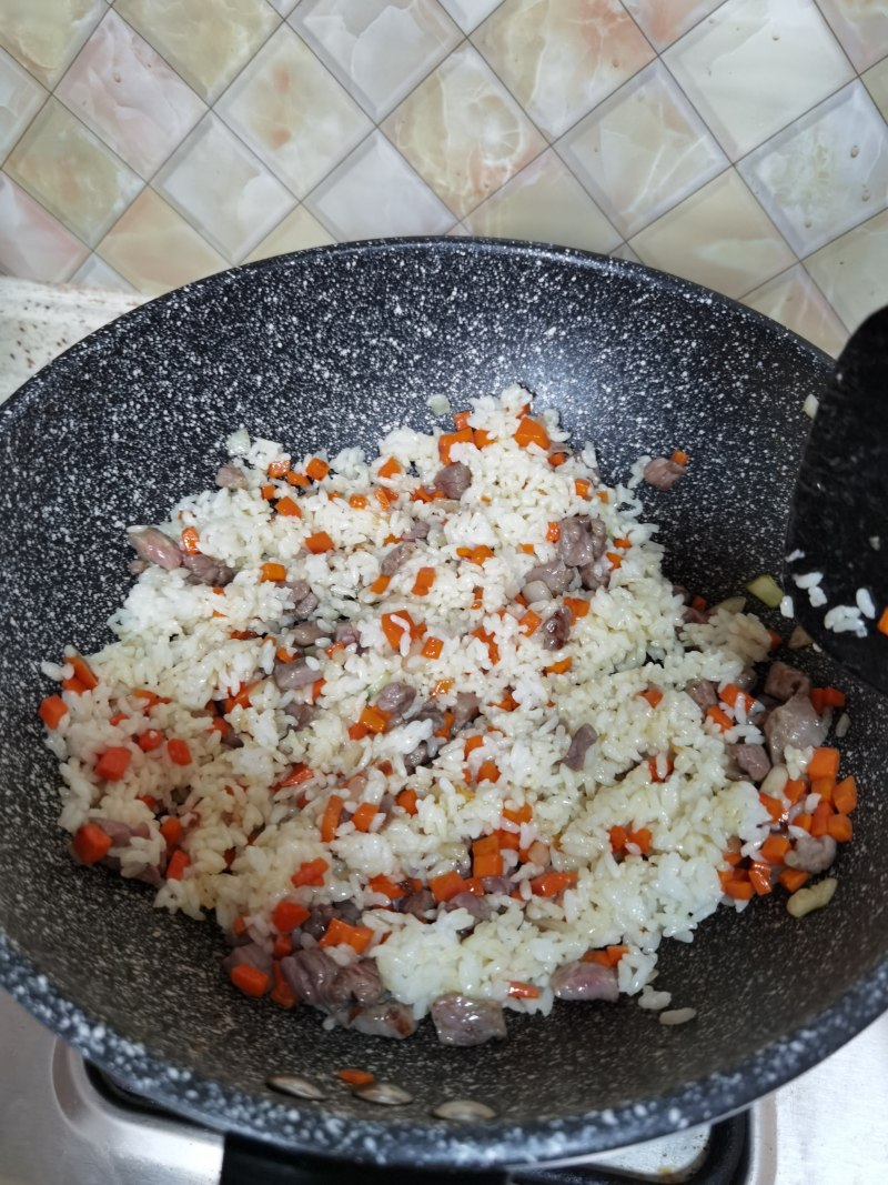 Steps for Making Beef Fried Rice