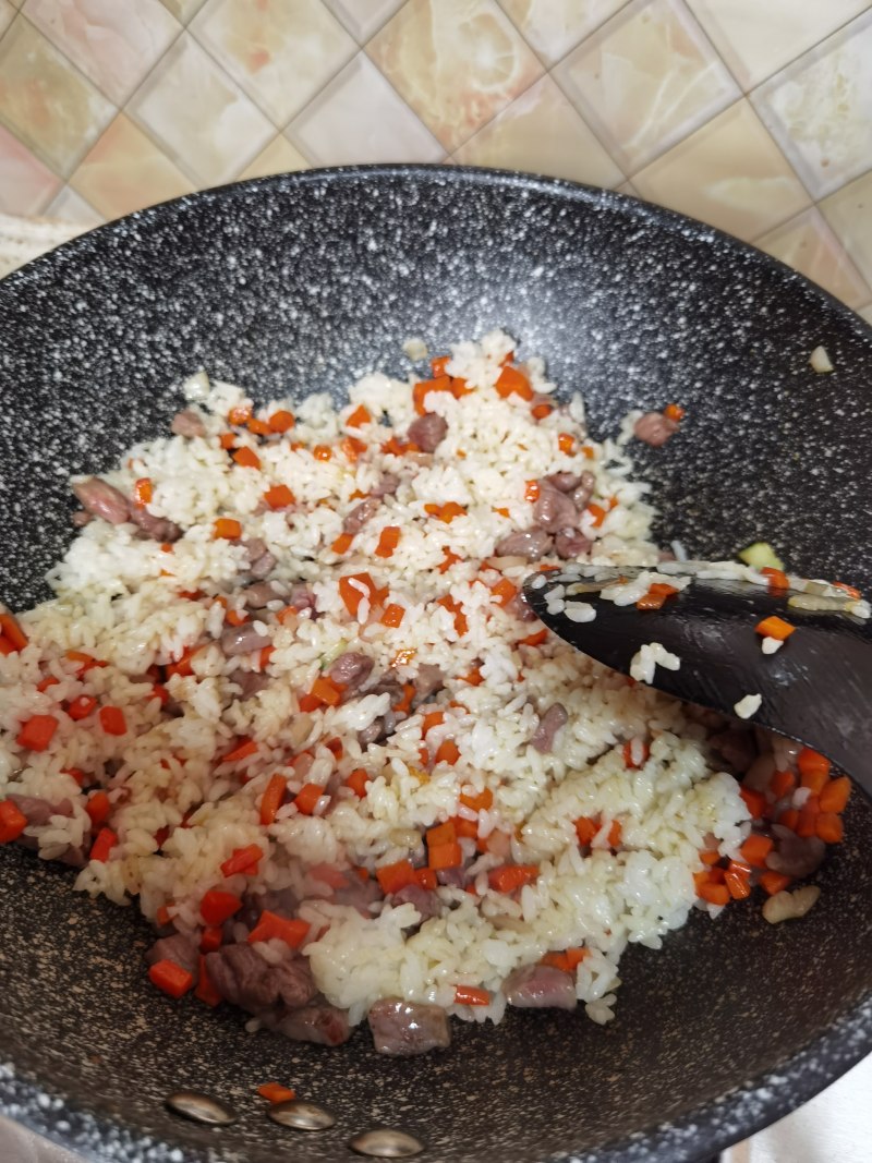 Steps for Making Beef Fried Rice